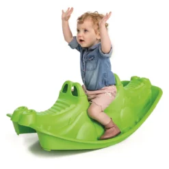Plastvippe krokodille, grøn PARADISO TOYS