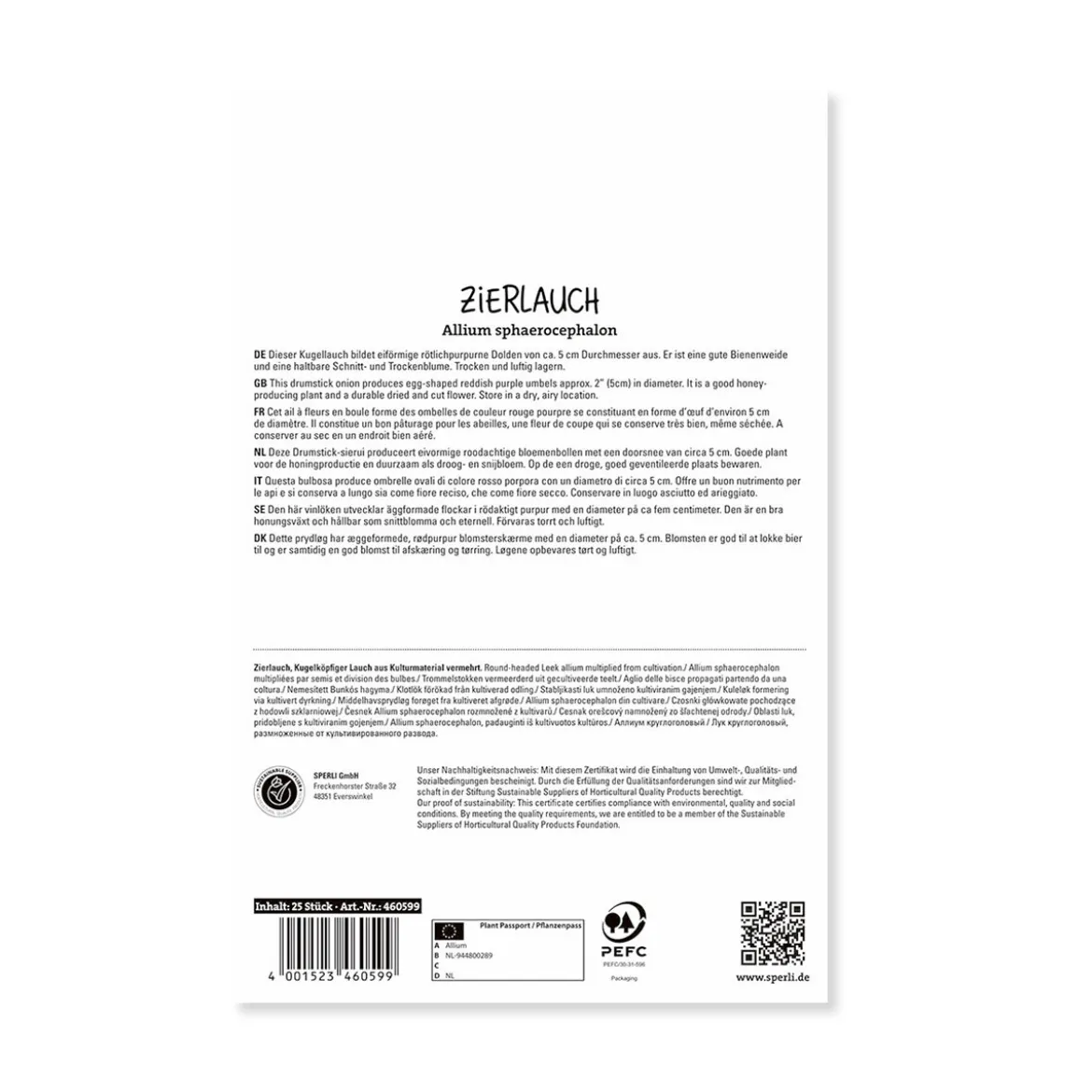 Prydløg, Sphaerocephalon - 25 løg