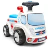 Ride-on ambulance inkl. opbevaringsrum