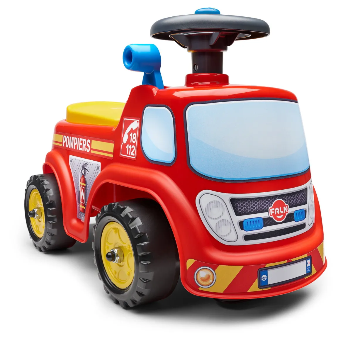 Ride-on brandbil inkl. opbevaringsrum