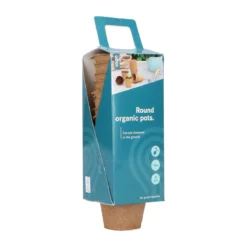 Runde Fiberpotter, 6 cm - 14 stk.