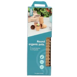 Runde Fiberpotter, 6 cm - 14 stk.