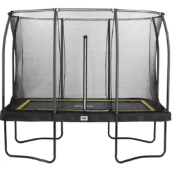 Salta Trampolin Comfort Edition rektangulær 305x214 cm, sort inkl. sikkerhedsnet