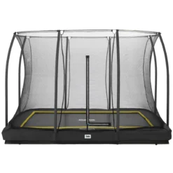 Salta Trampolin Comfort Edition Inground 305x214 sort inkl. sikkerhedsnet