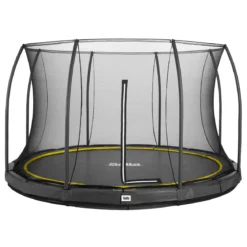Salta Trampolin Comfort Edition Inground Ø396 cm, sort inkl. sikkerhedsnet