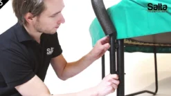 Salta Trampolin First Class Ø427 cm, sort inkl. stige & sikkerhedsnet