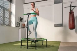 Salta Trampolin Fitness med håndtag, orange