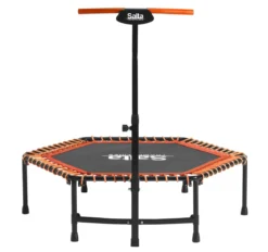 Salta Trampolin Fitness med håndtag, orange