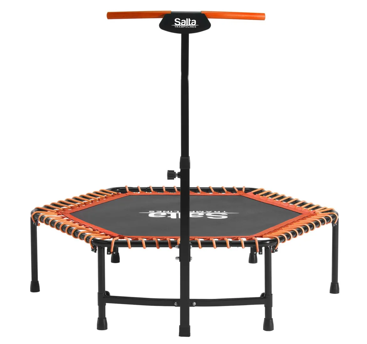 Salta Trampolin Fitness med håndtag, orange