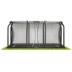 Salta Trampolin Royal Baseground 305x214 cm, sort inkl. sikkerhedsnet