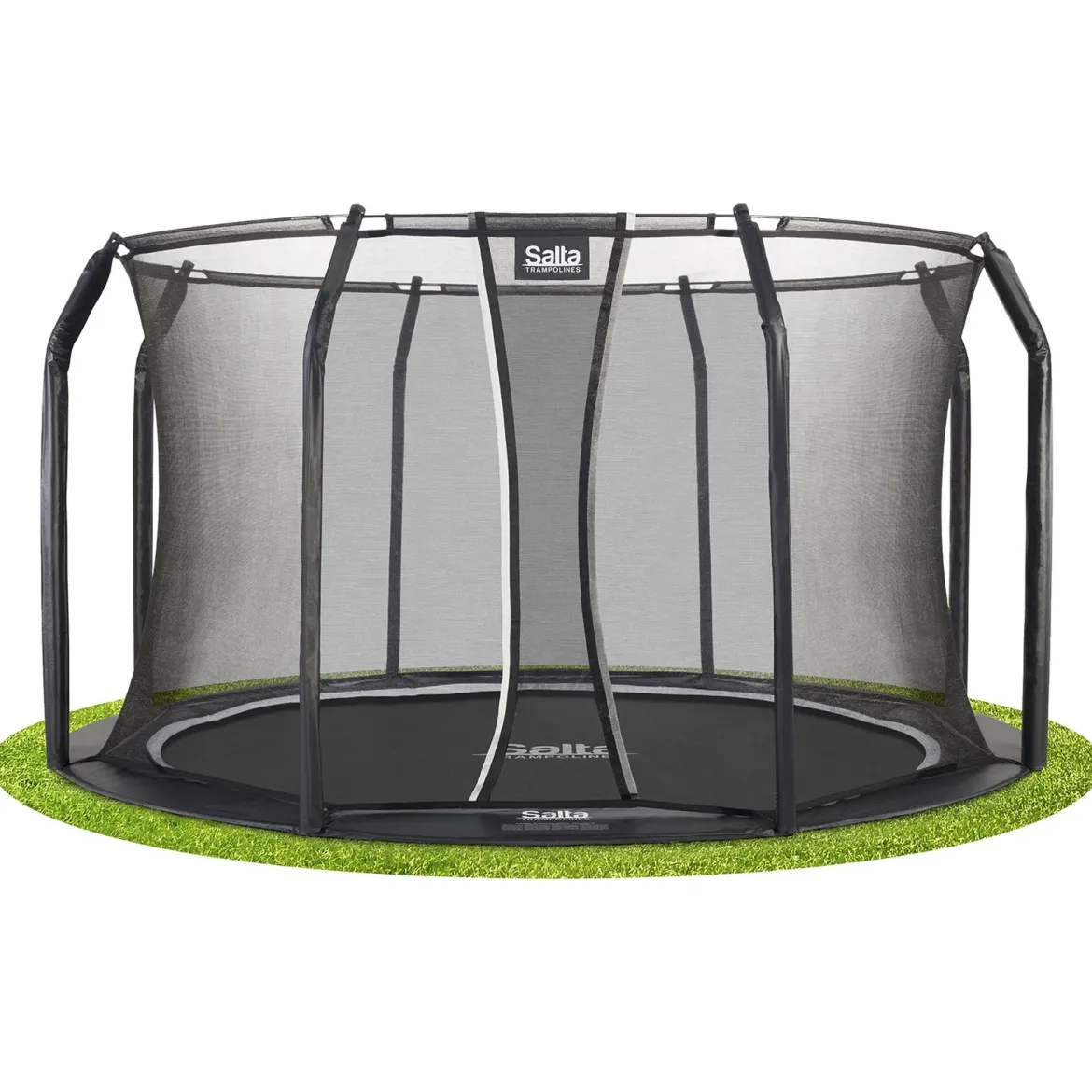 Salta Trampolin Royal Baseground Ø427 cm, sort inkl. sikkerhedsnet