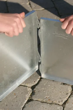 Sammensæt selv højbed - 40 cm side i råjern