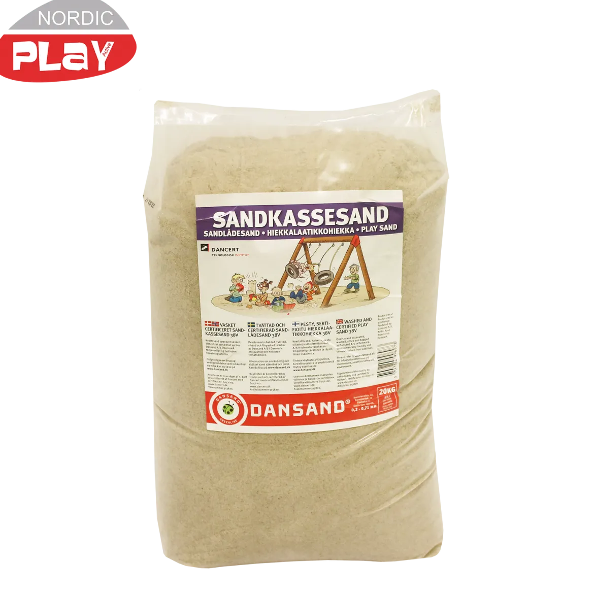 Sandkassesand 38V 200 kg NORDIC PLAY