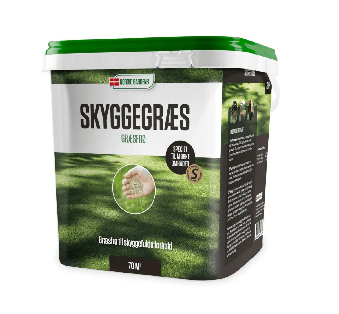 Skyggegræs græsfrø - 70 m2