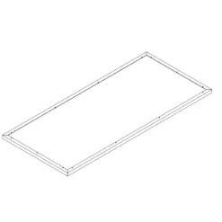 Sneglehegn til KGT aluminium højbed 210, 204 x 90 x 5 cm