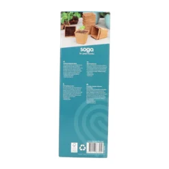 SOGO Firkantede Fiberpotter, 8 cm - 10 stk.