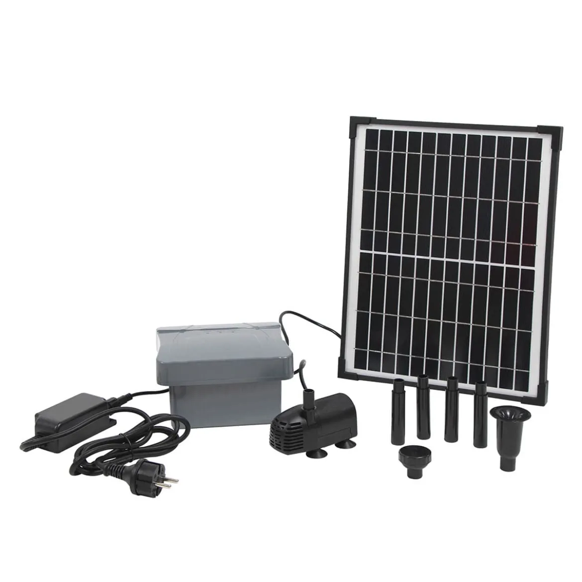 SolarMax 600 Accu Springvandssæt med solcelle