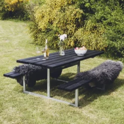 Sort Bord-/bænkesæt