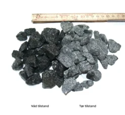 Sorte granitskærver, 16-22 mm - 1000 kg.