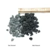 Sorte granitskærver 8-11 mm - 1000 kg