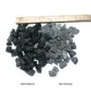 Sorte granitskærver, 11-16 mm - 48 poser á 15 liter.