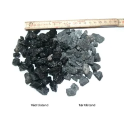 Sorte granitskærver, 11-16 mm - 48 poser á 15 liter.