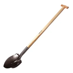 Spade / skovl med T-greb i asketræ - 128 cm
