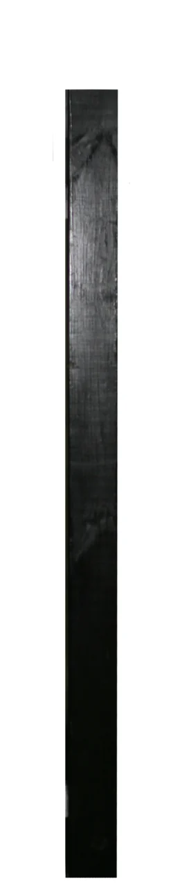 Stolpe til glashavehegn 7 x 7 x 150 cm NTR-A, sort HORTUS