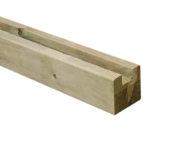 Stolpe til profilhegn ende 9 x 9 x 270 cm HORTUS