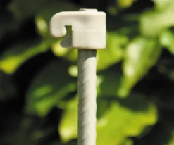 Tentorpæl 8 mm grå, med grå hætte, 110 cm, colli 25 stk.