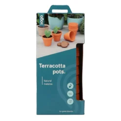 Terracotta potter, 8 cm - 7 stk.