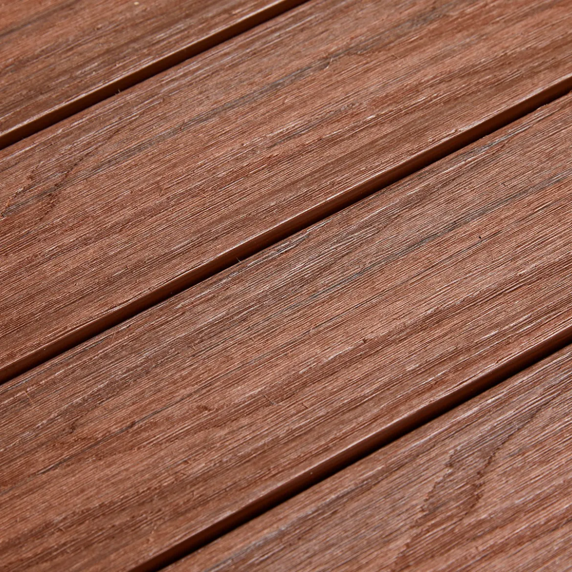 Terrasseflise komposit 30 x 30 cm 4-pak, teak HORTUS