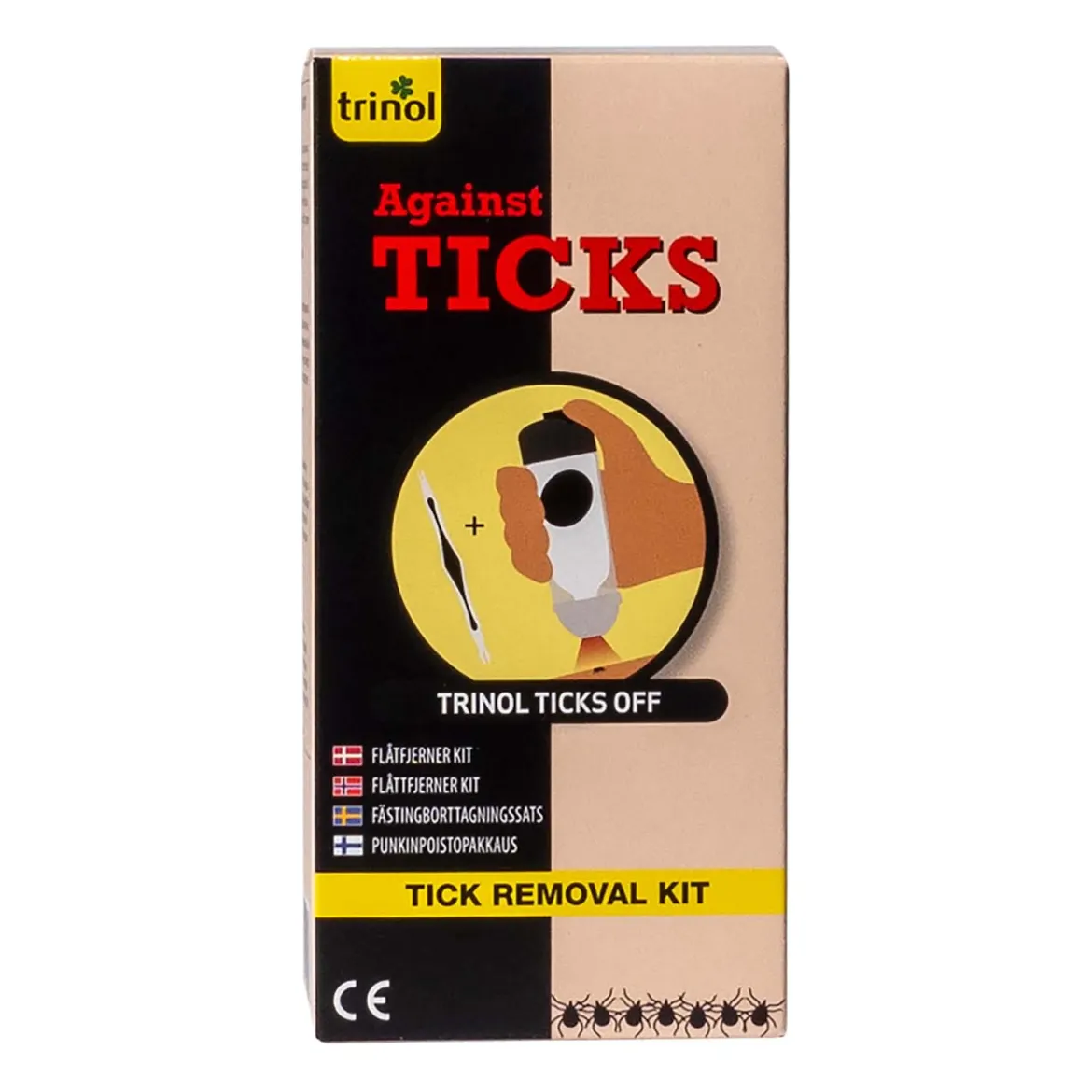 Trinol Ticks-off flåtfjerner kit - 9 ml