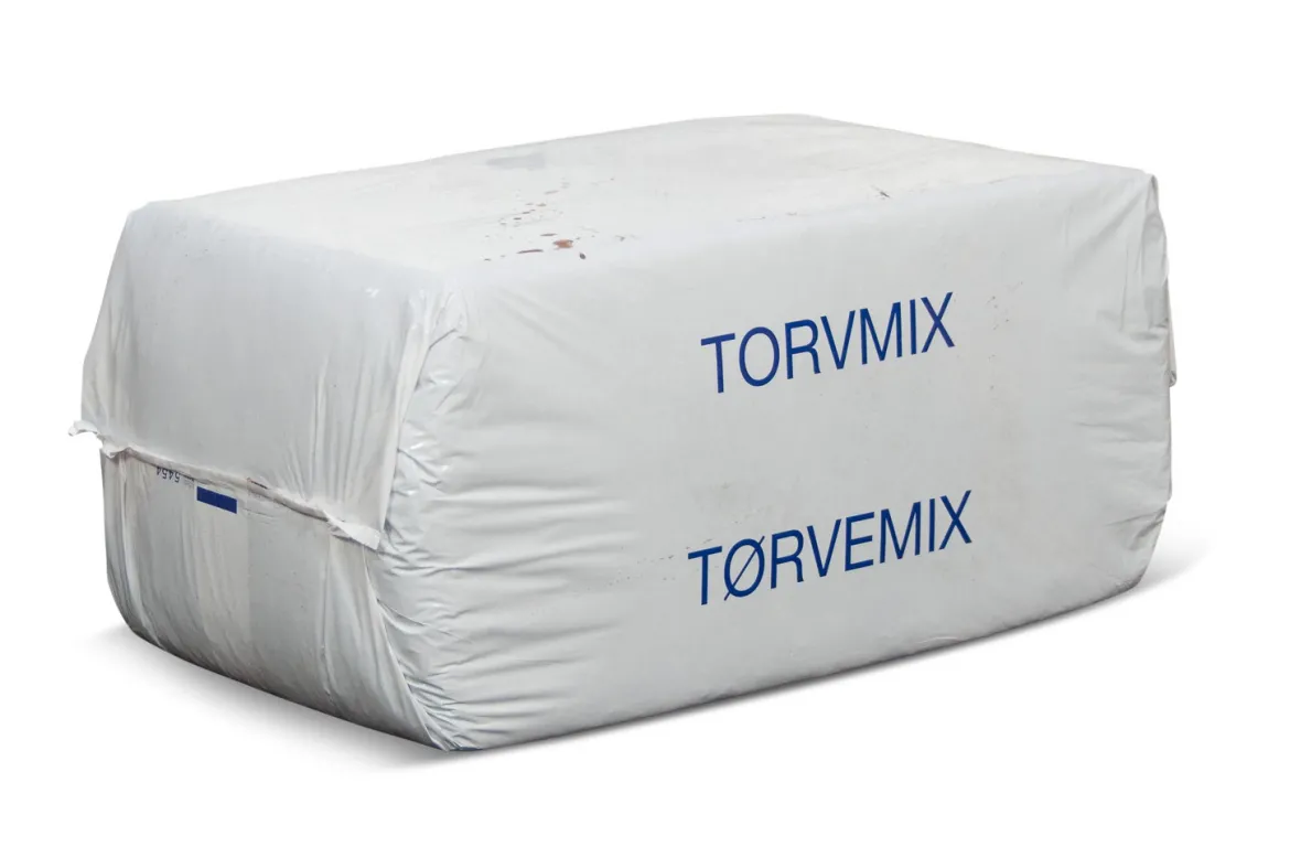 Tørvemix til hesteboks - palle med 18 poser af 300 liter