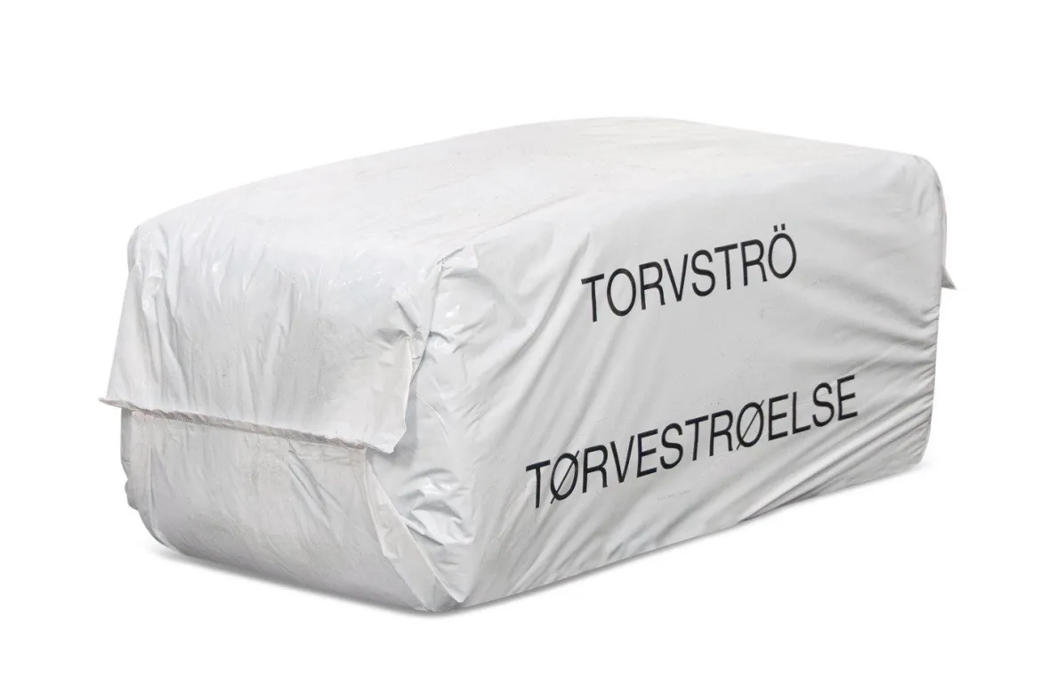 Tørvestrøelse til heste - palle med 9 poser af 300 liter