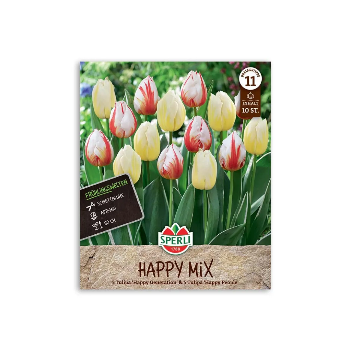Tulipan blanding, Happy Mix - 10 løg