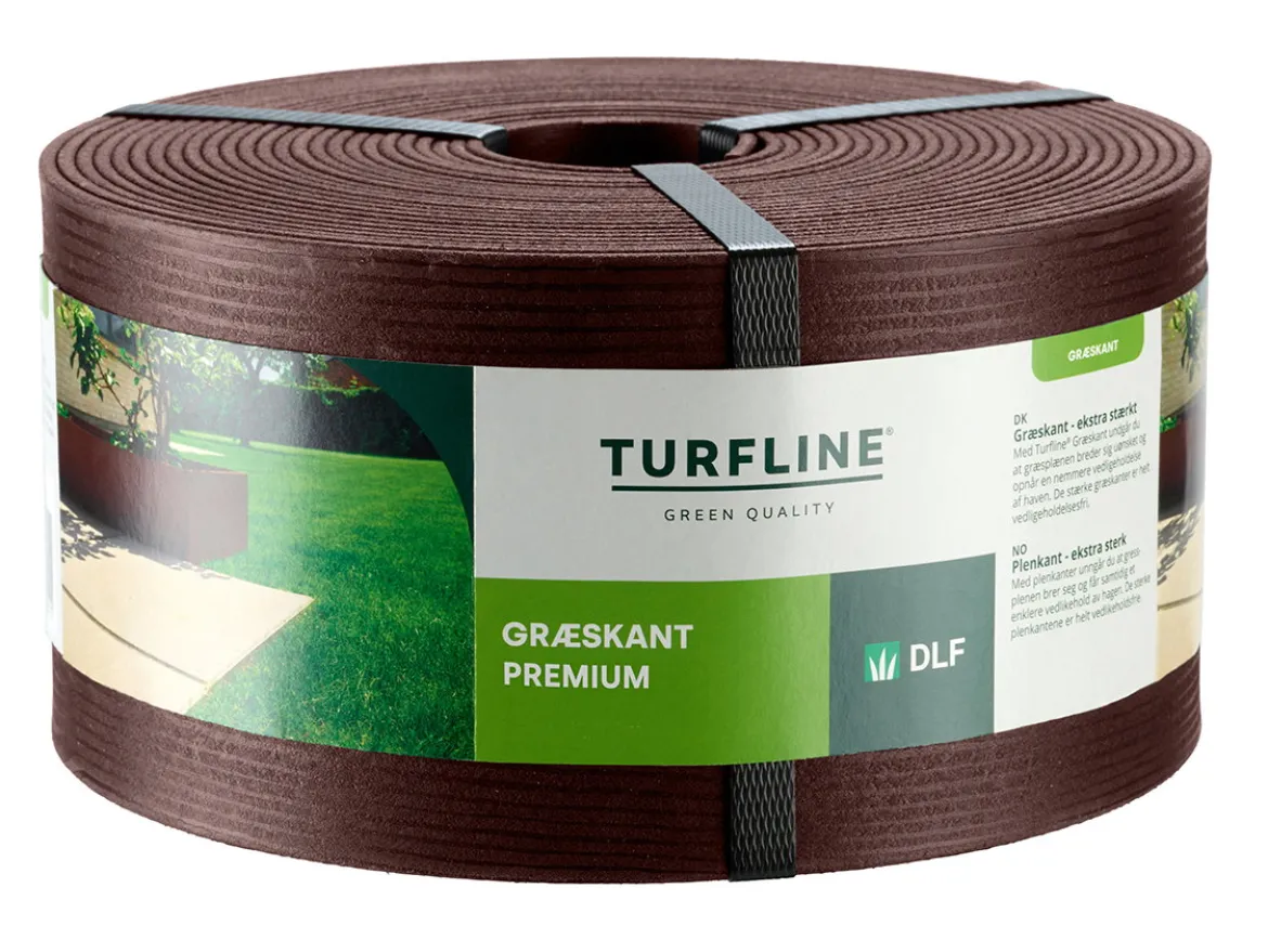 Turfline Græskant premium - Brun 8 m x 12,5 cm