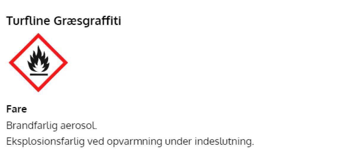 Turfline Kids græsgraffiti - kridtspray til græs