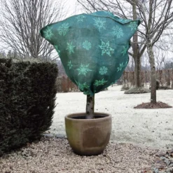 Vinterbeskyttelse til planter grøn - Ø75 cm - 100 cm
