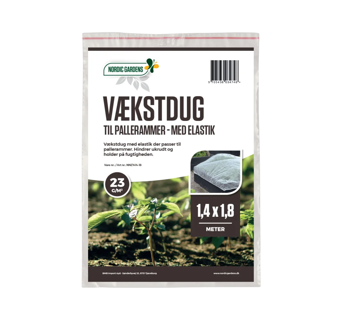 Vækstdug til højbed af palleramme